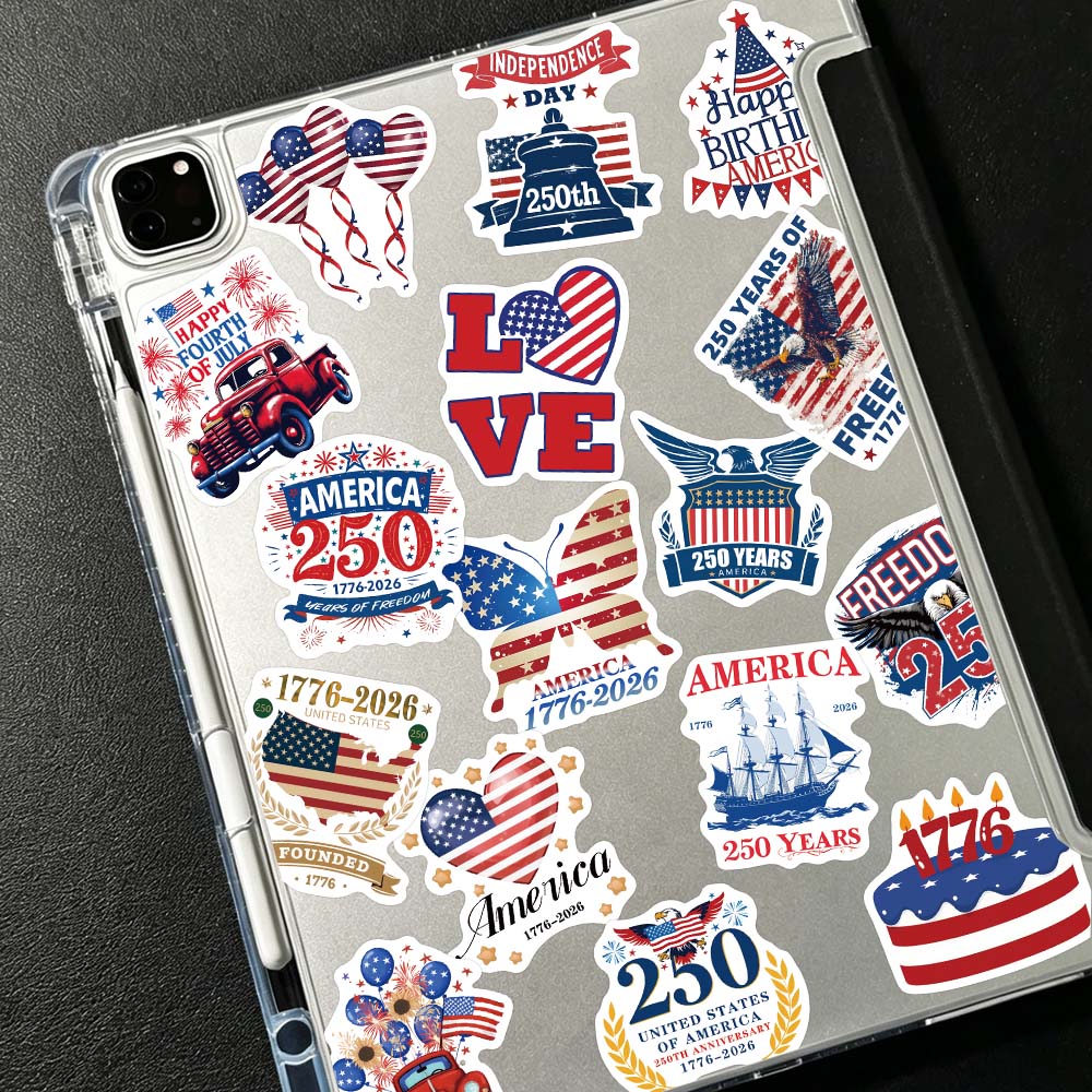 50 Adesivos Patrióticos dos EU - Home Decor Usa avaliação e preço