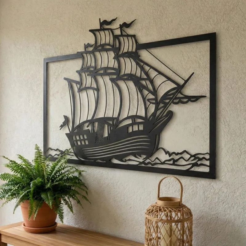 Arte de Parede em Metal de Bar - Home Decor Nautical avaliação e preço