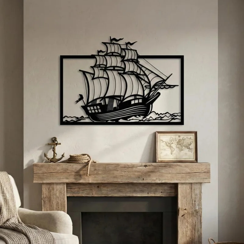 Arte de Parede em Metal de Bar - Home Decor Nautical avaliação e preço