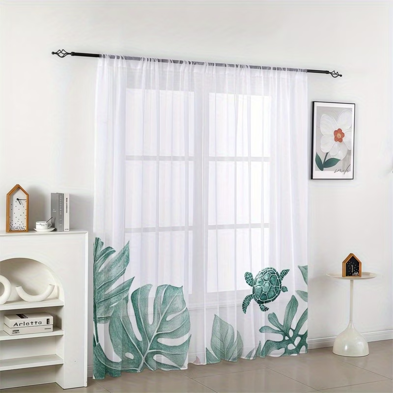 2 Peças de Cortina Transparent - Home Decor Gothic avaliação e preço