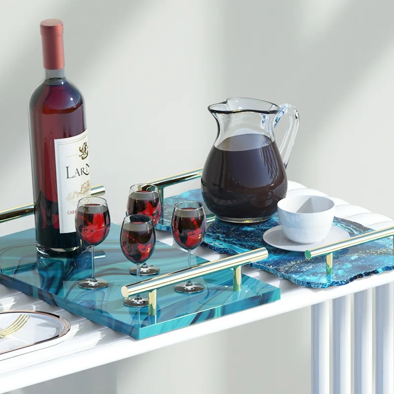 Bandeja de resina epóxi molde  - Home Decor Manufacturers avaliação e preço