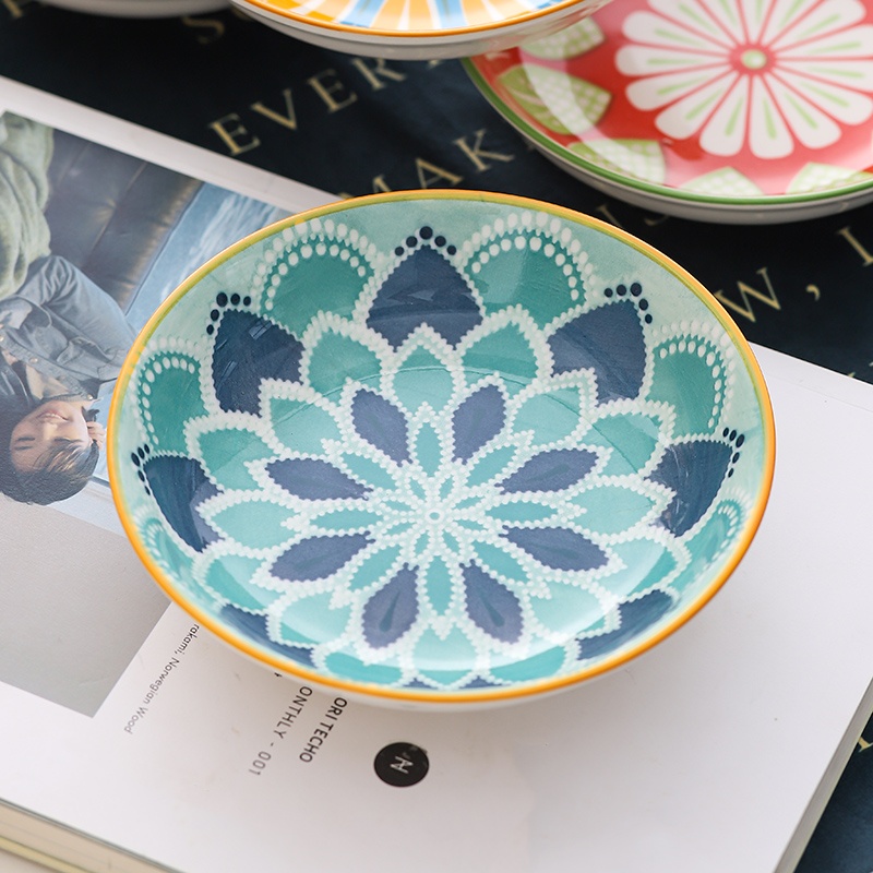 Prato de cerâmica boêmio de 4  - Ceramic Trinket Dish avaliação e preço