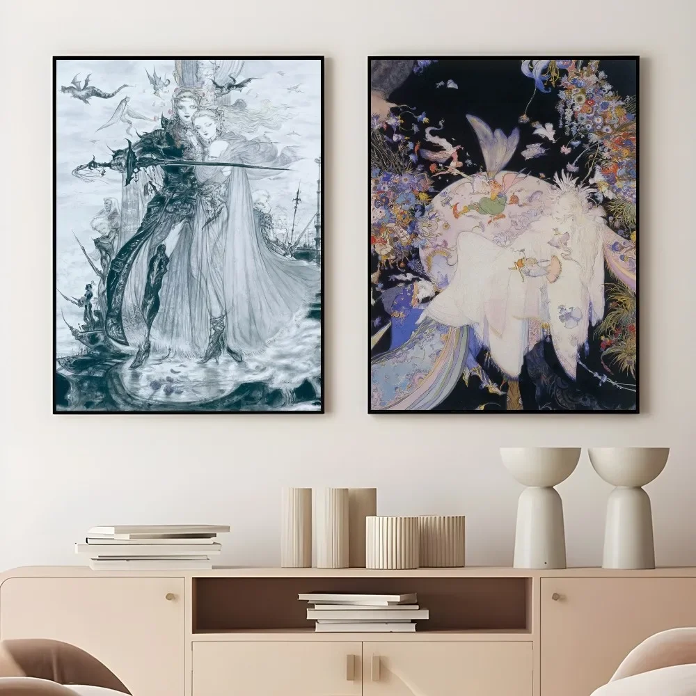 Yoshitaka Amano Final Fantasy  - Home Decor Luxury avaliação e preço