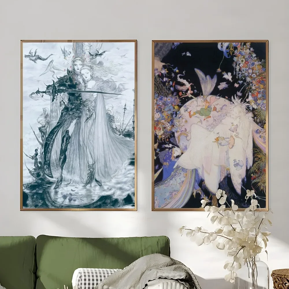 Yoshitaka Amano Final Fantasy  - Home Decor Luxury avaliação e preço