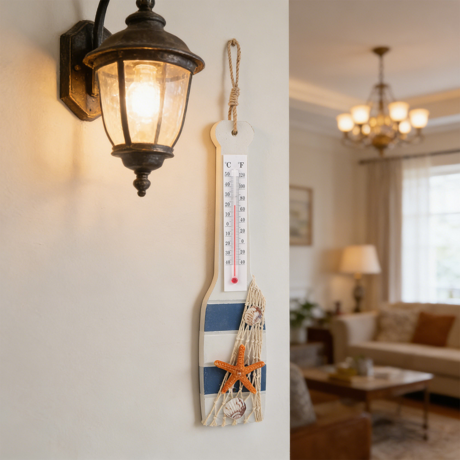 Decoração de Parede em Madeira - Home Decor Nautical avaliação e preço
