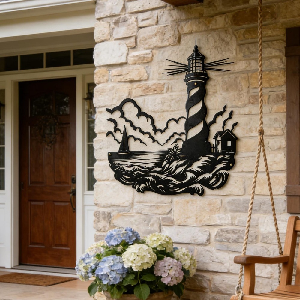 CIFbuy Arte de Parede em Metal - Home Decor Nautical avaliação e preço