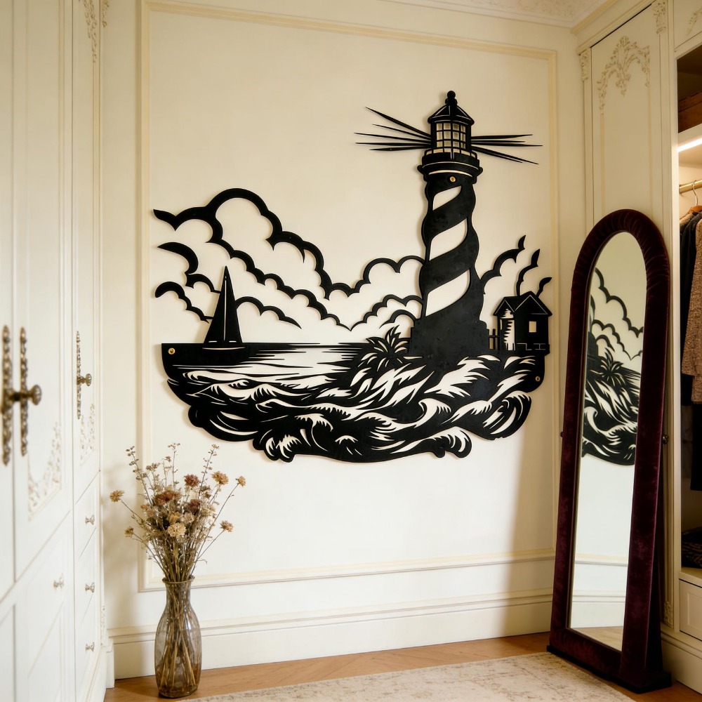 CIFbuy Arte de Parede em Metal - Home Decor Nautical avaliação e preço