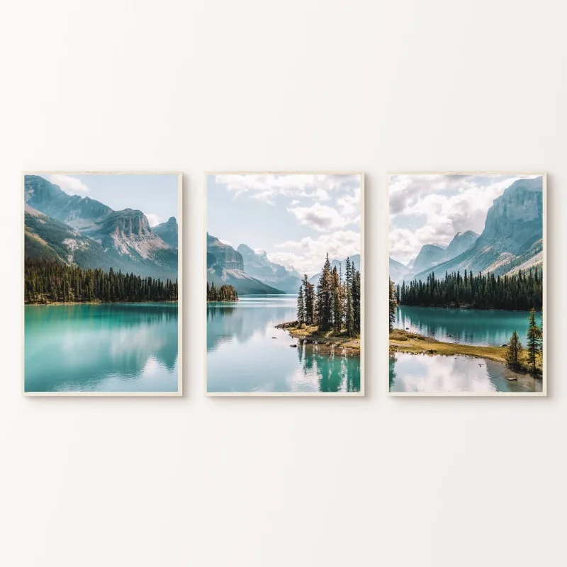 Pôster de Lago e Montanha do C - Home Decor Canada avaliação e preço