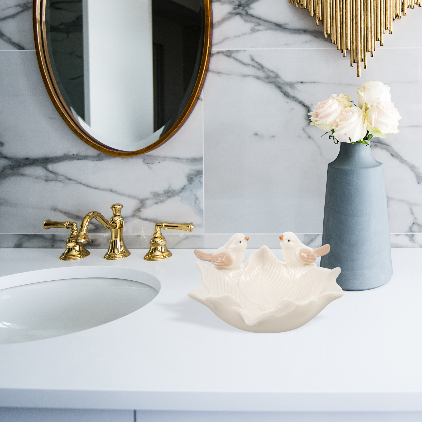 Prato de Cerâmica Elegante par - Ceramic Trinket Dish avaliação e preço